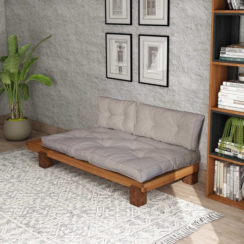 Fynros 2-seters Sovesofa - Beige/Natur - Møbler - Sofaer - Sovesofaer