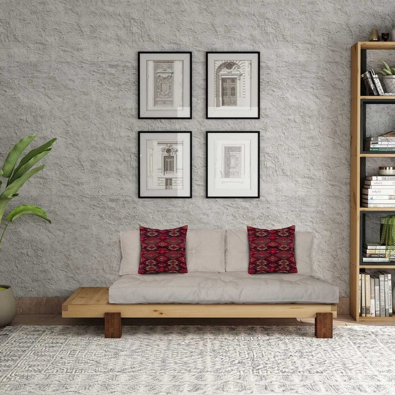 Fynros 2-seters Sovesofa - Beige/Natur - Møbler - Sofaer - Sovesofaer