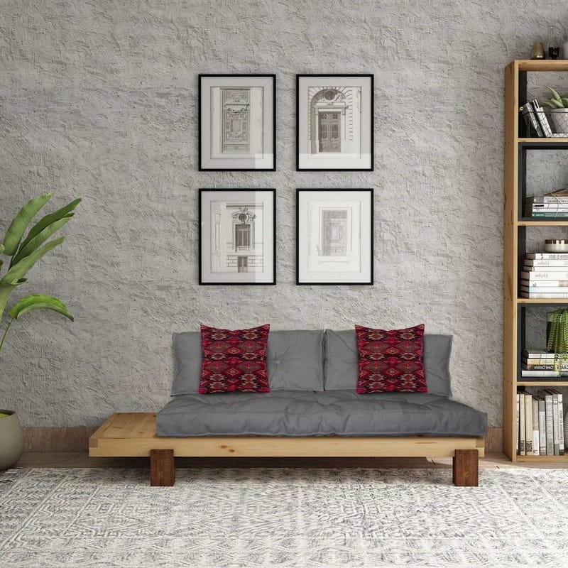 Fynros 2-seters Sovesofa - Grå - Møbler - Sofaer - Sovesofaer