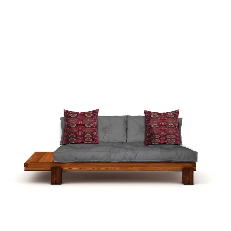 Fynros 2-seters Sovesofa - Grå/Natur - Møbler - Sofaer - Sovesofaer