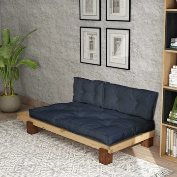 Fynros 2-seters Sovesofa - Marineblå - Møbler - Sofaer - Sovesofaer