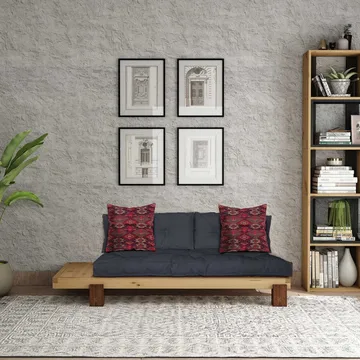 Fynros 2-seters Sovesofa - Marineblå - Møbler - Sofaer - Sovesofaer