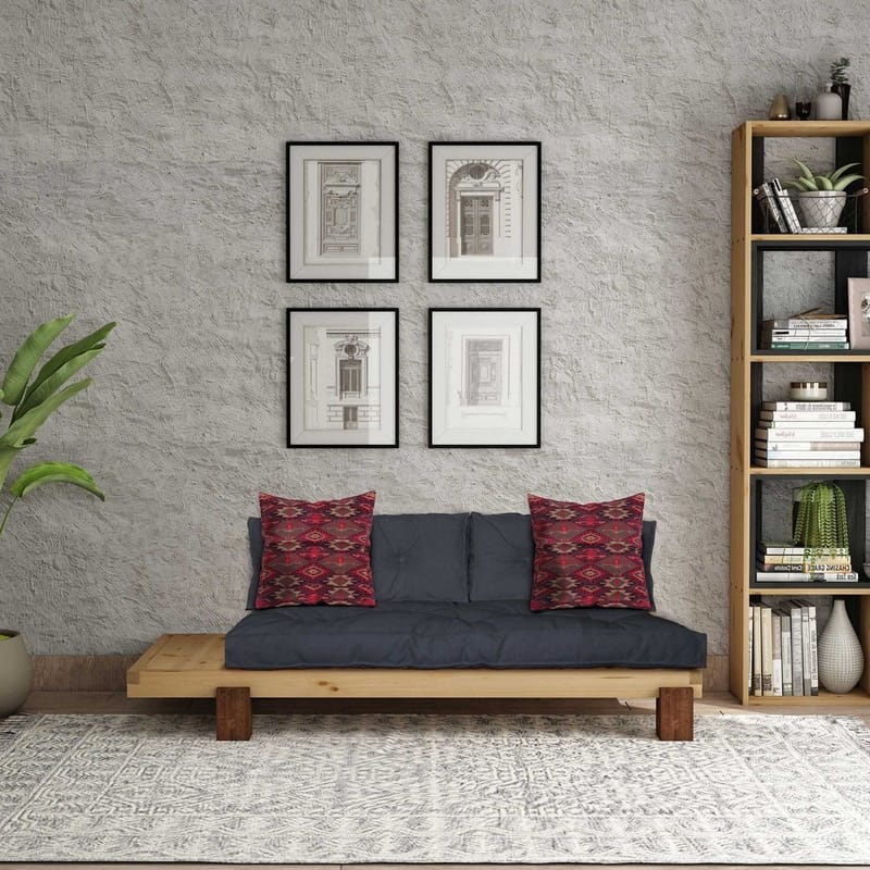 Fynros 2-seters Sovesofa - Marineblå - Møbler - Sofaer - Sovesofaer