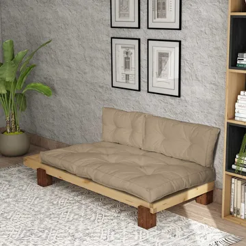 Fynros 2-seters Sovesofa - Natur - Møbler - Sofaer - Sovesofaer