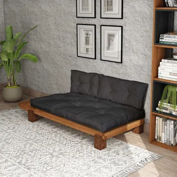 Fynros 2-seters Sovesofa - Natur/Antrasitt - Møbler - Sofaer - Sovesofaer