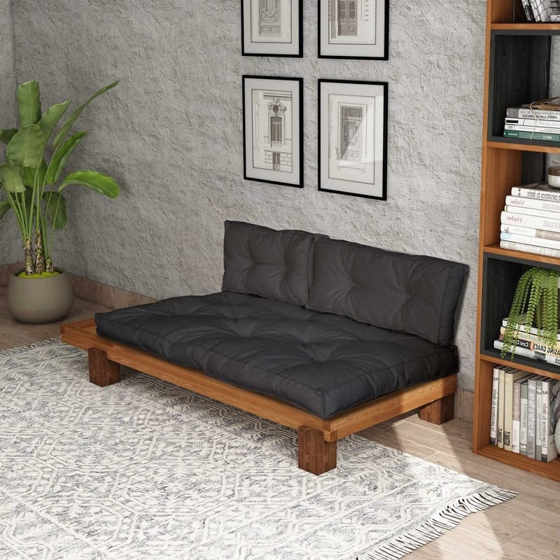 Fynros 2-seters Sovesofa - Natur/Antrasitt - Møbler - Sofaer - Sovesofaer