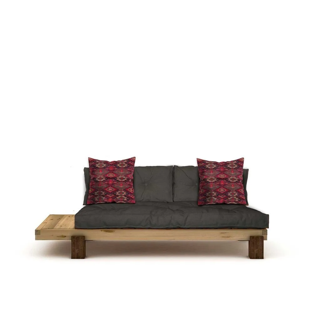 Fynros 2-seters Sovesofa - Natur/Antrasitt