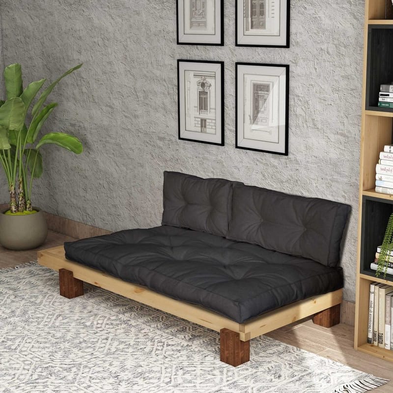 Fynros 2-seters Sovesofa - Natur/Antrasitt - Møbler - Sofaer - Sovesofaer