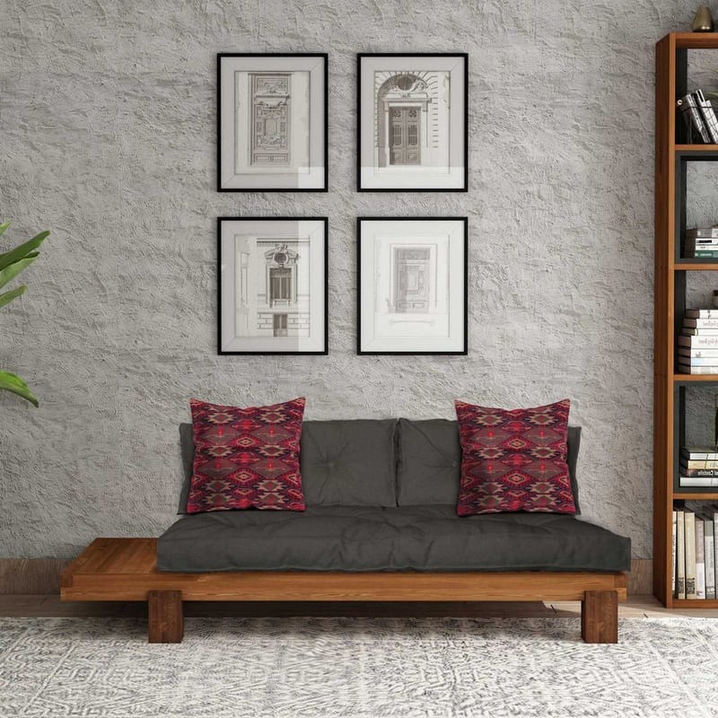 Fynros 2-seters Sovesofa - Natur/Antrasitt - Møbler - Sofaer - Sovesofaer