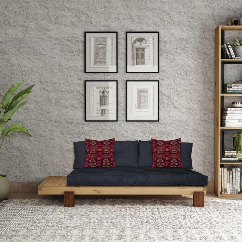 Fynros 2-seters Sovesofa - Natur/Antrasitt - Møbler - Sofaer - Sovesofaer