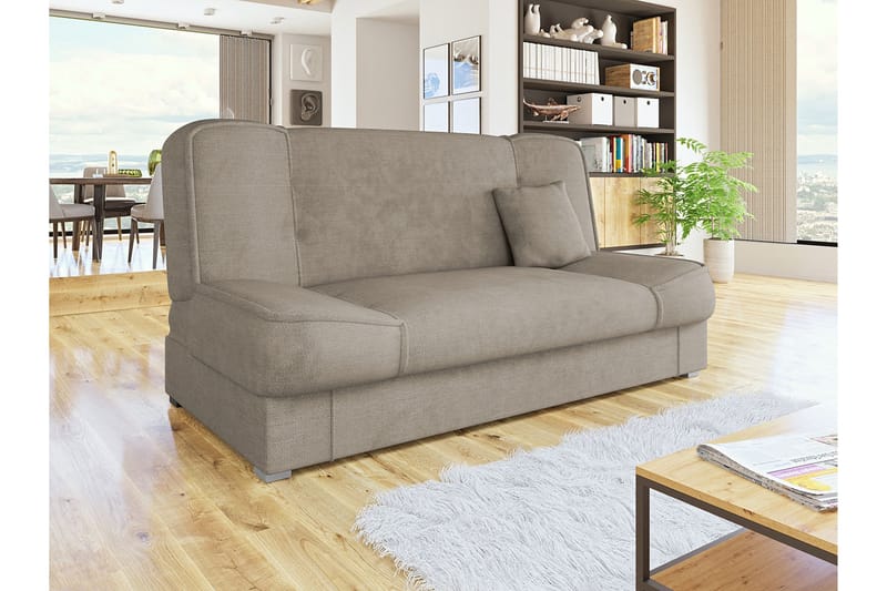 Gabi Sofa 175x80x80 cm - Beige / Grå - Sovesofaer - 4 seters sovesofa