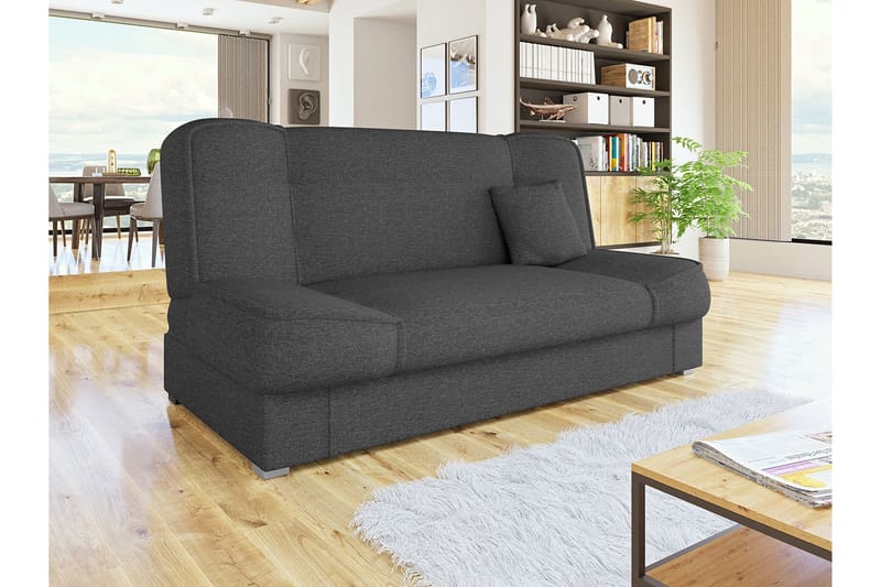 Gabi Sofa 175x80x80 cm - Svart - Sovesofaer - 4 seters sovesofa