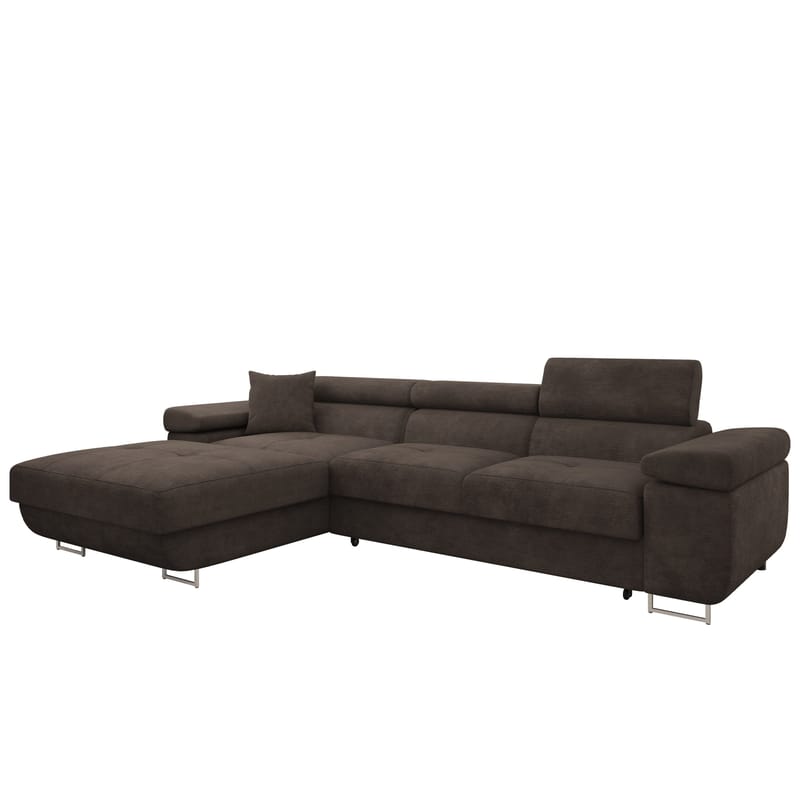 Gabina 3-seters sovesofa med divan - brun - Møbler - Sofaer - Sovesofaer
