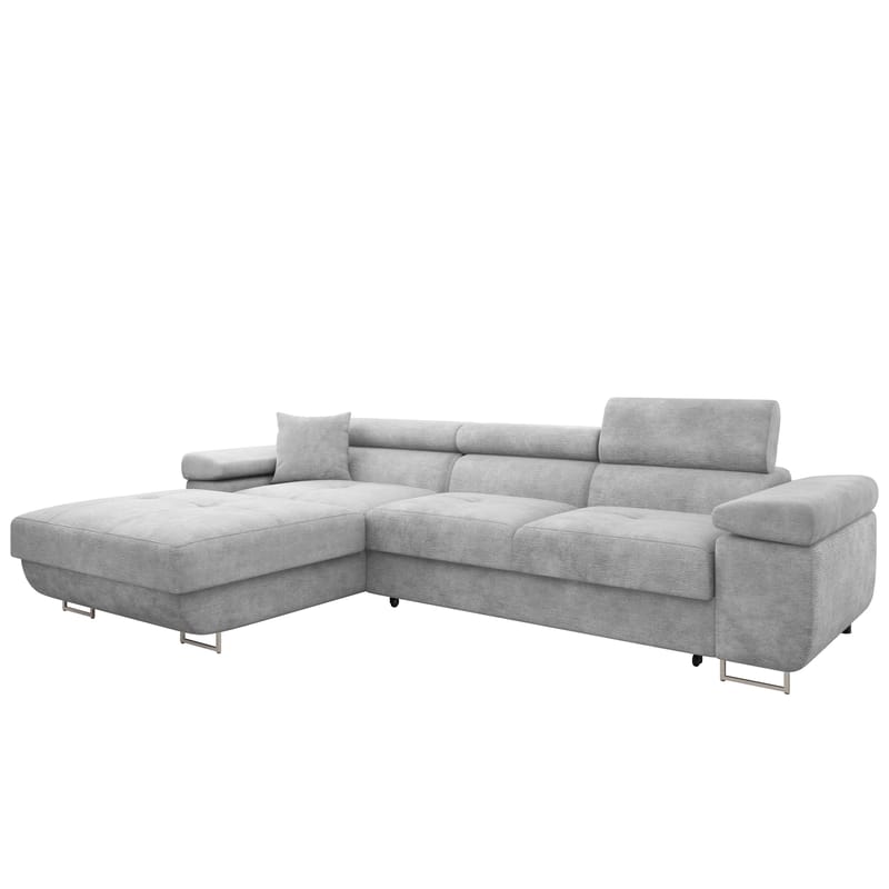 Gabina 3-seters sovesofa med divan - grå - Møbler - Sofaer - Sovesofaer