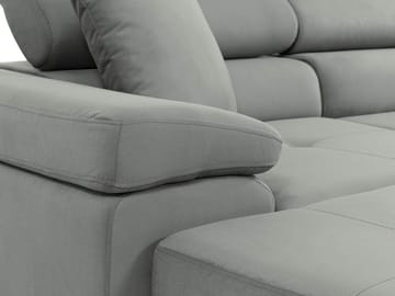 Gabina 3-seters sovesofa med divan - grå - Møbler - Sofaer - Sovesofaer