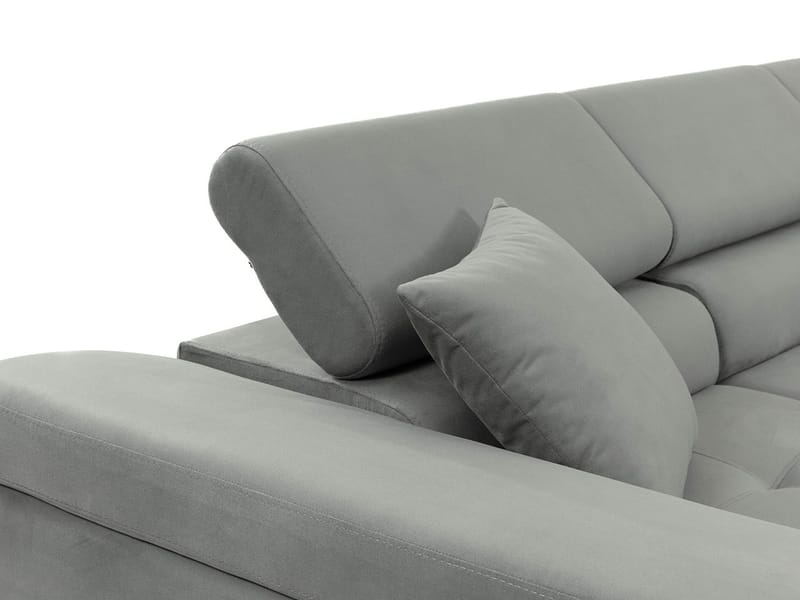 Gabina 3-seters sovesofa med divan - svart - Møbler - Sofaer - Sovesofaer