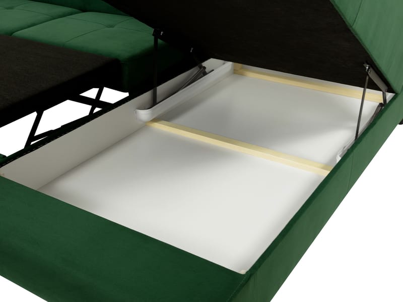 Gabina 4-seters sovesofa med sjeselong - beige - Møbler - Sofaer - Sovesofaer