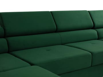 Gabina 5-seters U-formet sovesofa med divan og sjeselong - grå - Møbler - Sofaer - Sovesofaer