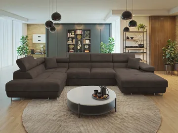 Gabina 5-seters U-formet sovesofa med divan og sjeselong - Lumo 40 - Møbler - Sofaer - Sovesofaer