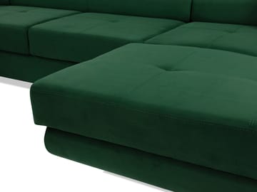 Gabina 5-seters U-formet sovesofa med divan og sjeselong - svart - Møbler - Sofaer - Sovesofaer