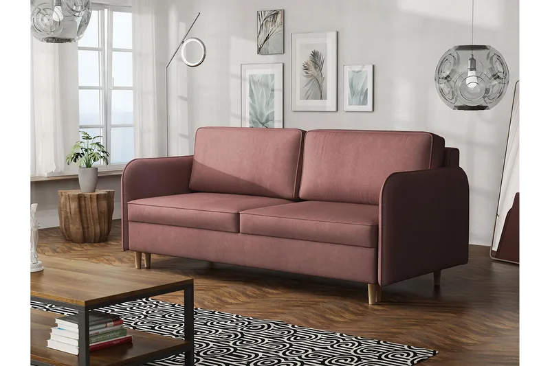 Gaja 2-seter Sofa - Rosa - Møbler - Sofaer - Sovesofaer