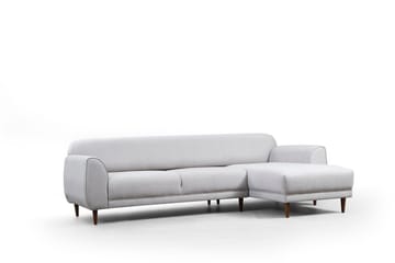 Gajanejos 5-seter Høyrevendt L-formet Sovesofa 87x237 cm i Stoff - Beige - Møbler - Sofaer - Sovesofaer