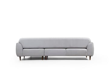 Gajanejos 5-seter Høyrevendt L-formet Sovesofa 87x237 cm i Stoff - Beige - Møbler - Sofaer - Sovesofaer