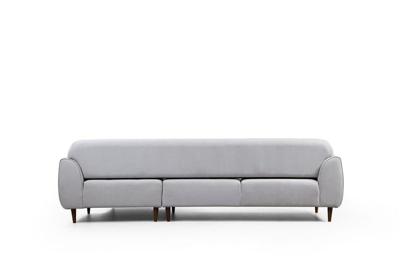 Gajanejos 5-seter Høyrevendt L-formet Sovesofa 87x237 cm i Stoff - Beige - Møbler - Sofaer - Sovesofaer