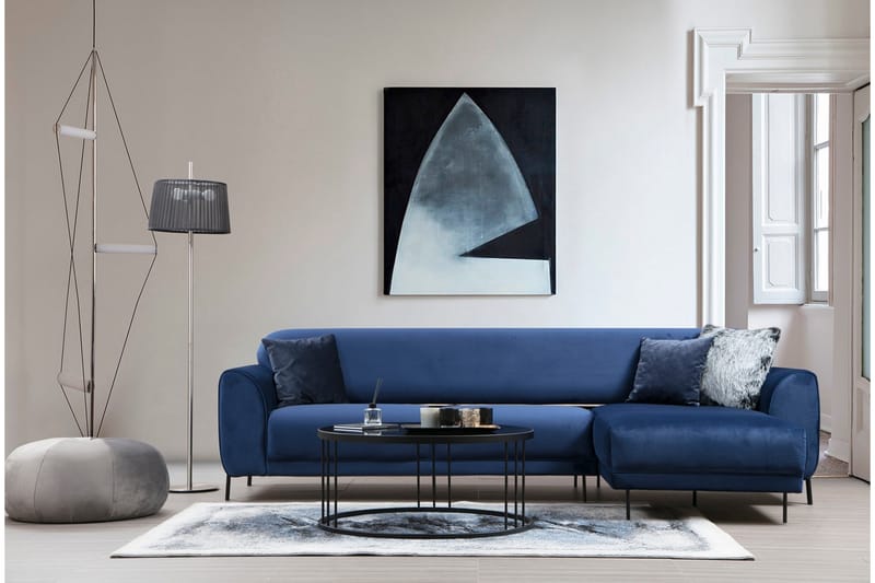 Gajanejos Divansovesofa - Blå - Møbler - Sofaer - Sovesofaer