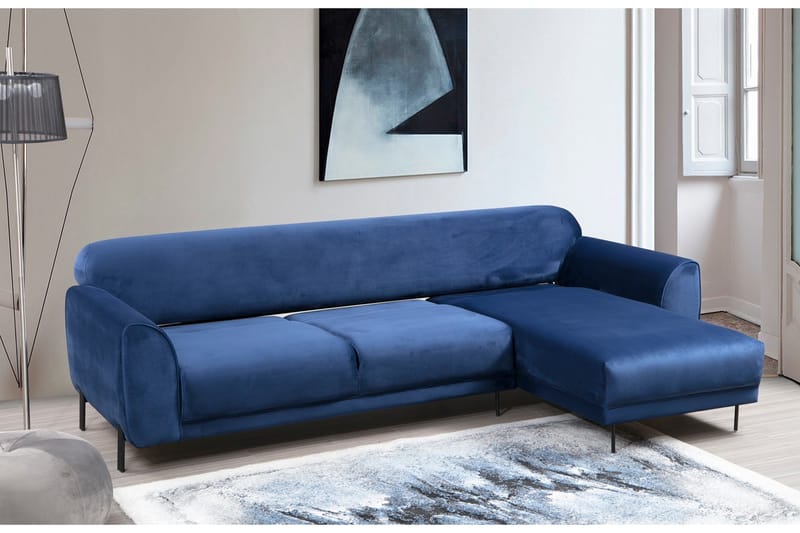 Gajanejos Divansovesofa - Blå - Møbler - Sofaer - Sovesofaer