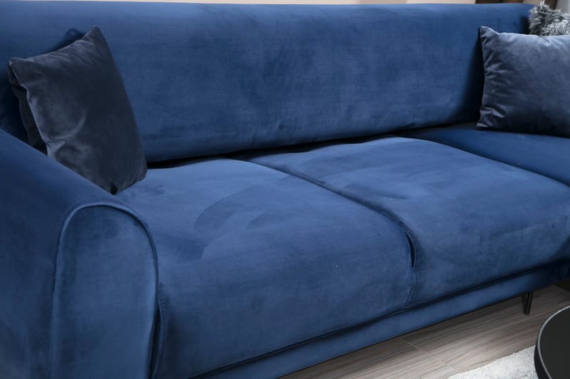 Gajanejos Divansovesofa - Blå - Sovesofaer - Sovesofa divan