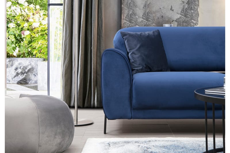 Gajanejos Divansovesofa - Blå - Møbler - Sofaer - Sovesofaer
