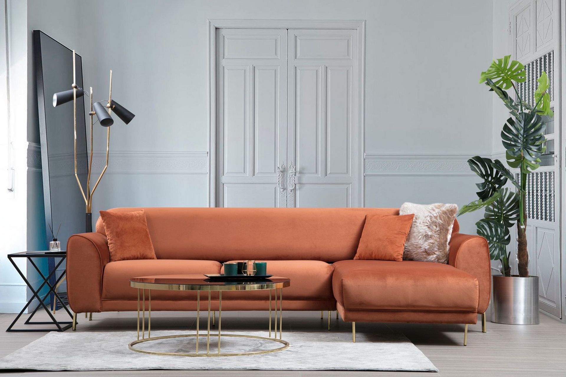Gajanejos Divansovesofa - Brun - Møbler - Sofaer - Sovesofaer