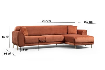Gajanejos Divansovesofa - Brun - Møbler - Sofaer - Sovesofaer
