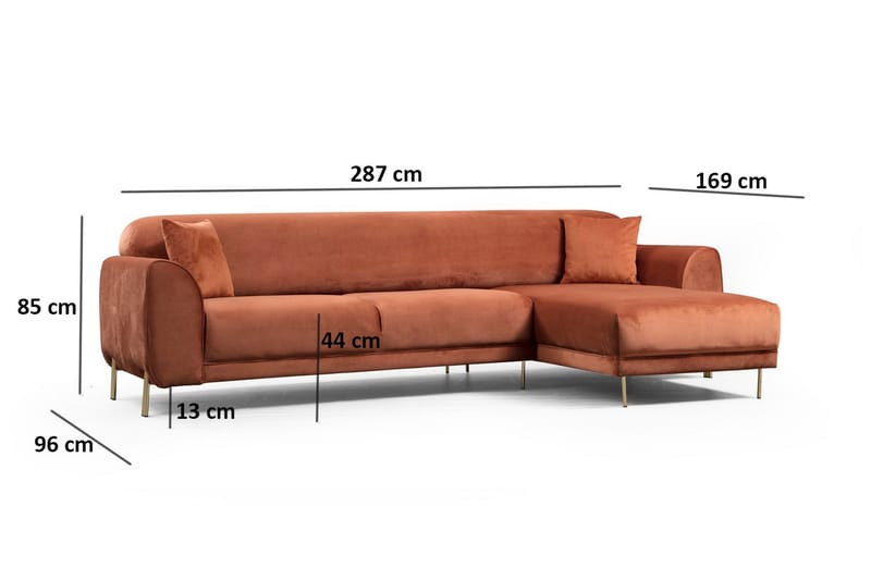 Gajanejos Divansovesofa - Brun - Sovesofaer - Sovesofa divan