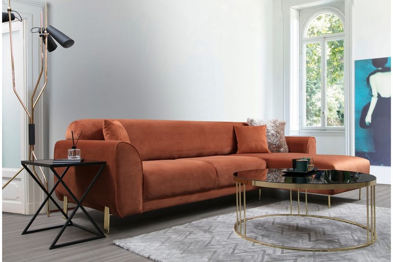 Gajanejos Divansovesofa - Brun - Møbler - Sofaer - Sovesofaer
