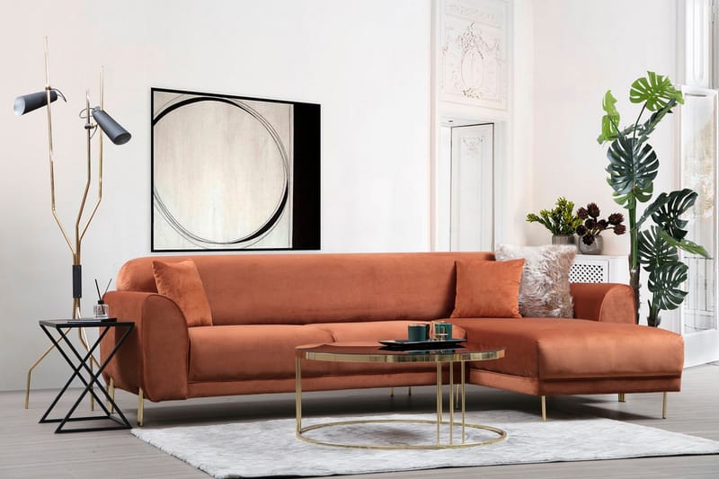 Gajanejos Divansovesofa - Brun - Møbler - Sofaer - Sovesofaer