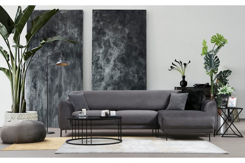 Gajanejos Divansovesofa - Grå - Møbler - Sofaer - Sovesofaer