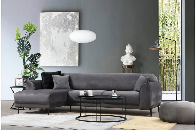 Gajanejos Divansovesofa - Grå - Møbler - Sofaer - Sovesofaer