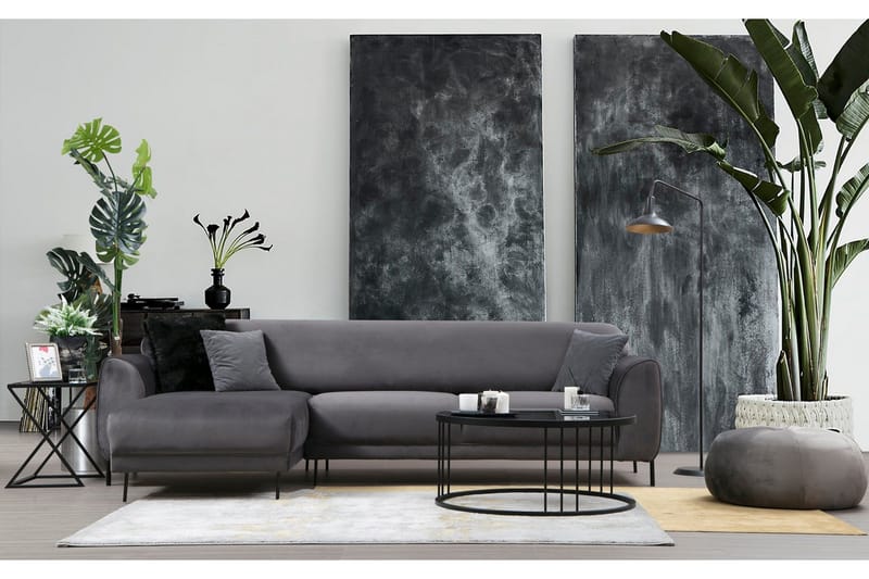 Gajanejos Divansovesofa - Grå - Møbler - Sofaer - Sovesofaer