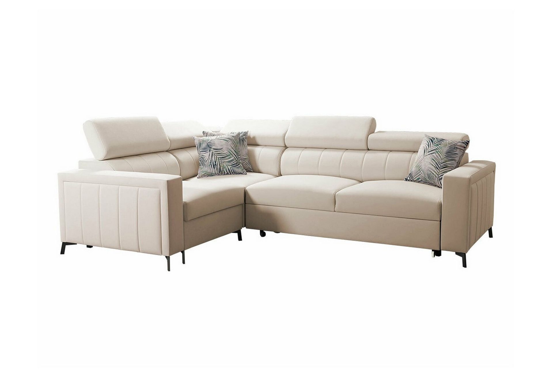 Galbally 3-seters Hjørnesovesofa - Beige - Møbler - Sofaer - Sovesofaer