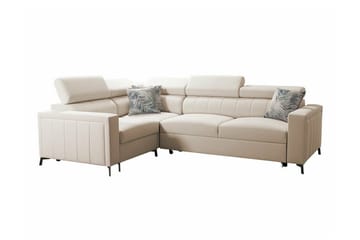 Galbally 3-seters Hjørnesovesofa - Beige - Møbler - Sofaer - Sovesofaer
