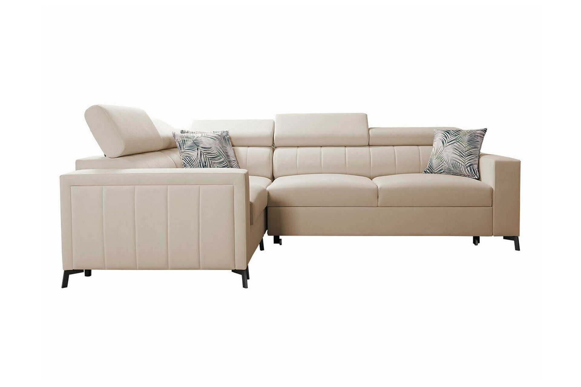 Galbally 3-seters Hjørnesovesofa - Beige - Møbler - Sofaer - Sovesofaer