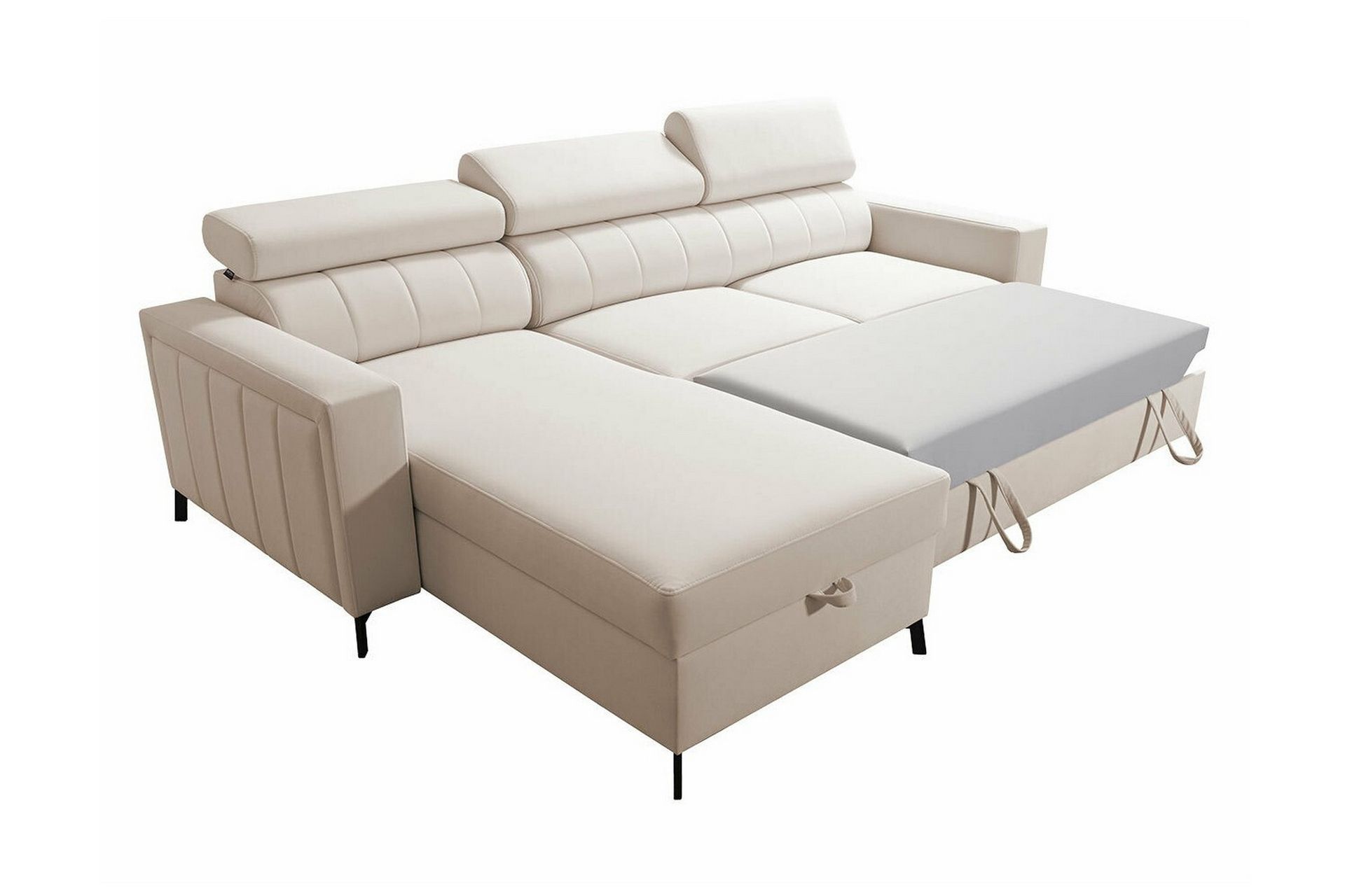 Galbally 3-seters Hjørnesovesofa - Lysegrå - Møbler - Sofaer - Sovesofaer