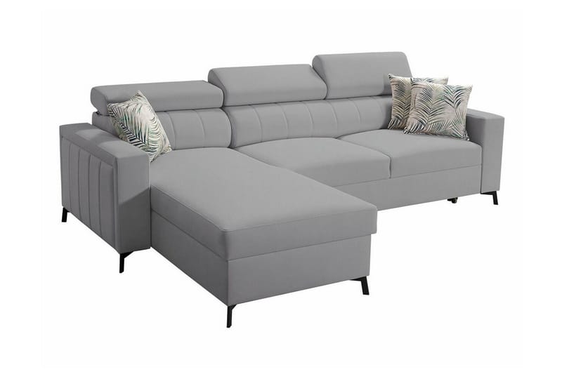 Galbally 3-seters Hjørnesovesofa - Lysegrå - Møbler - Sofaer - Sovesofaer