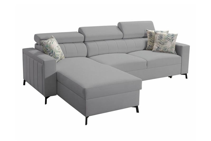 Galbally 3-seters Hjørnesovesofa - Lysegrå - Møbler - Sofaer - Sovesofaer