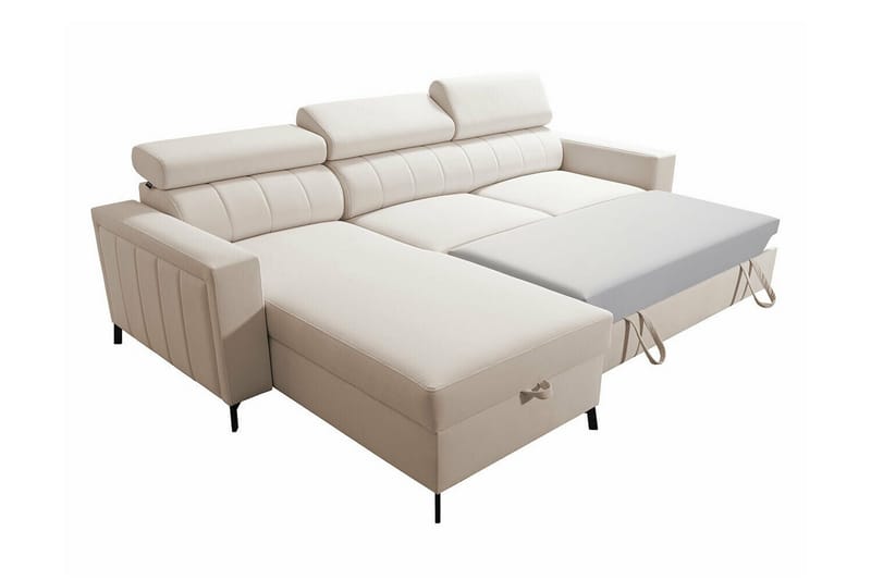 Galbally 3-seters Hjørnesovesofa - Lysegrå - Møbler - Sofaer - Sovesofaer