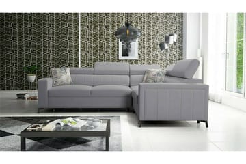 Galbally 3-seters Hjørnesovesofa - Lysegrå - Møbler - Sofaer - Sovesofaer