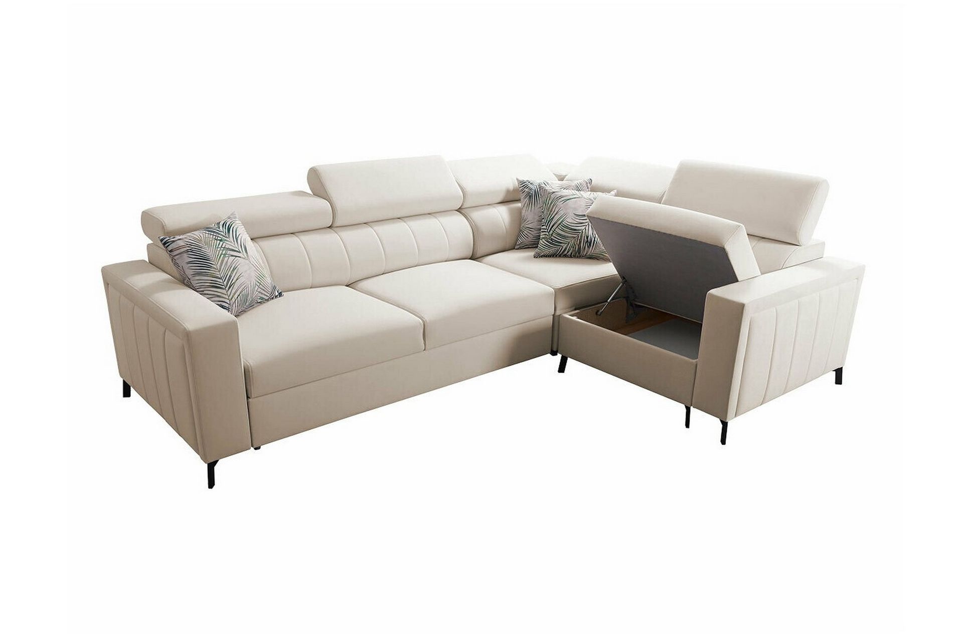 Galbally 3-seters Hjørnesovesofa - Lysegrå - Møbler - Sofaer - Sovesofaer