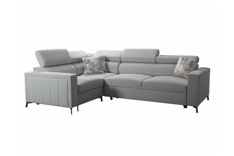 Galbally 3-seters Hjørnesovesofa - Lysegrå - Møbler - Sofaer - Sovesofaer